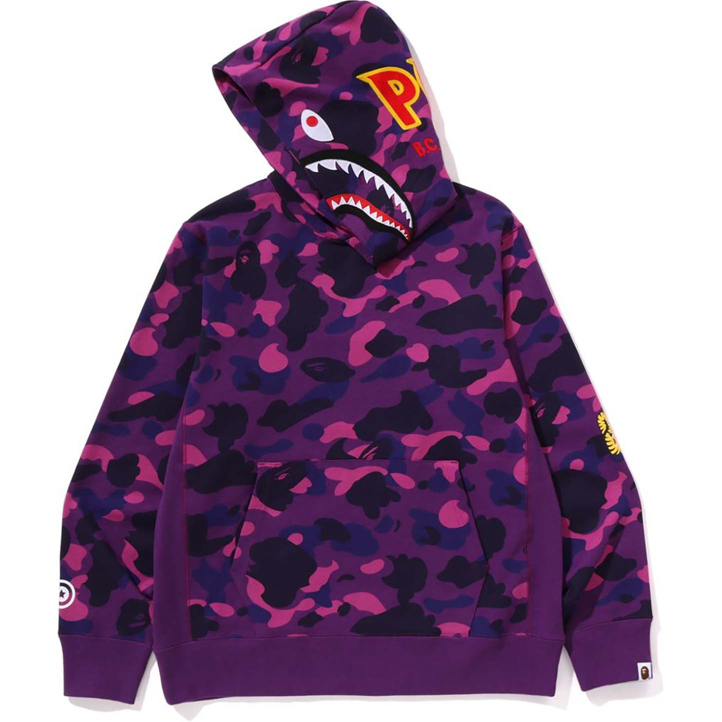 COLOR CAMO 2ND SHARK PULLOVER HOODIE
