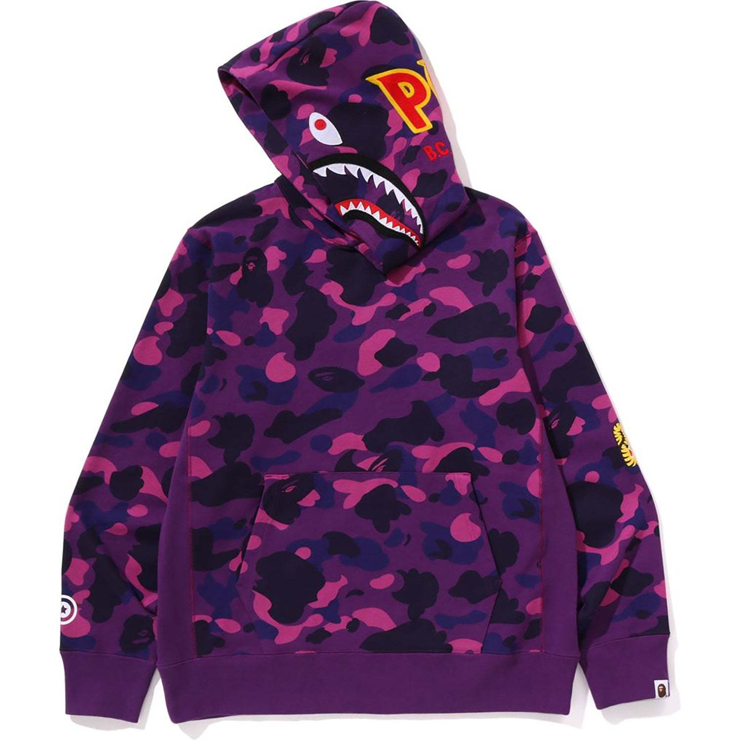 COLOR CAMO 2ND SHARK PULLOVER HOODIE