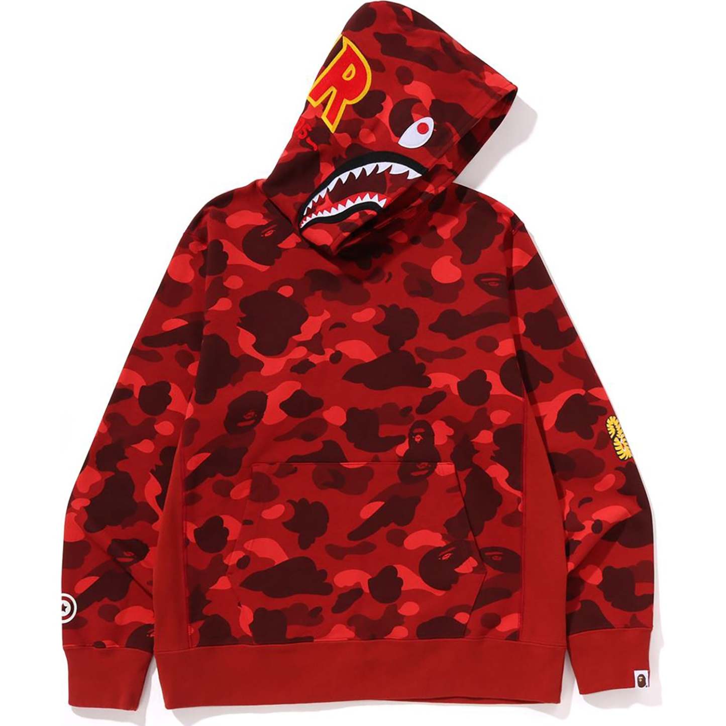 COLOR CAMO 2ND SHARK PULLOVER HOODIE