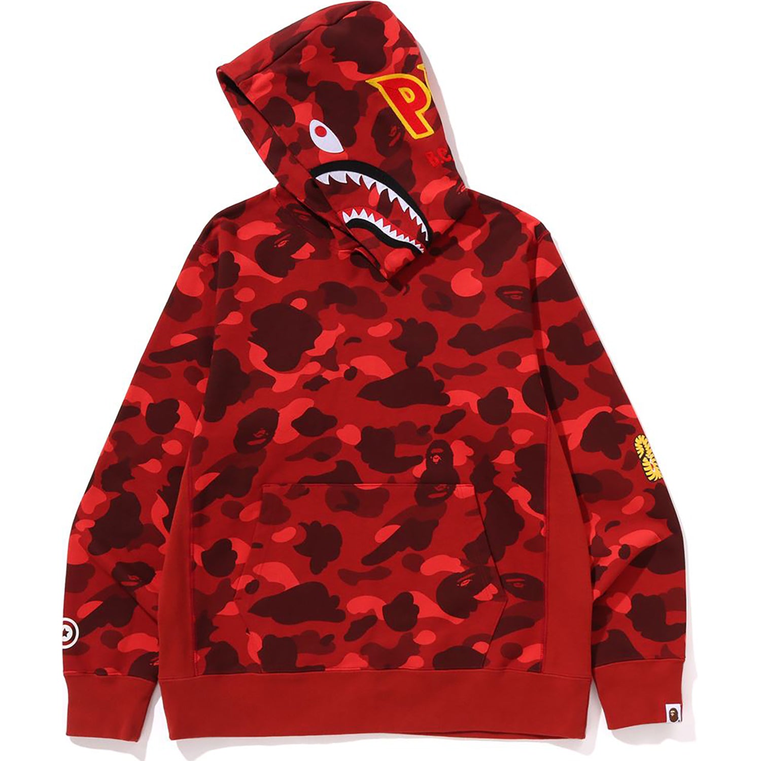 COLOR CAMO 2ND SHARK PULLOVER HOODIE