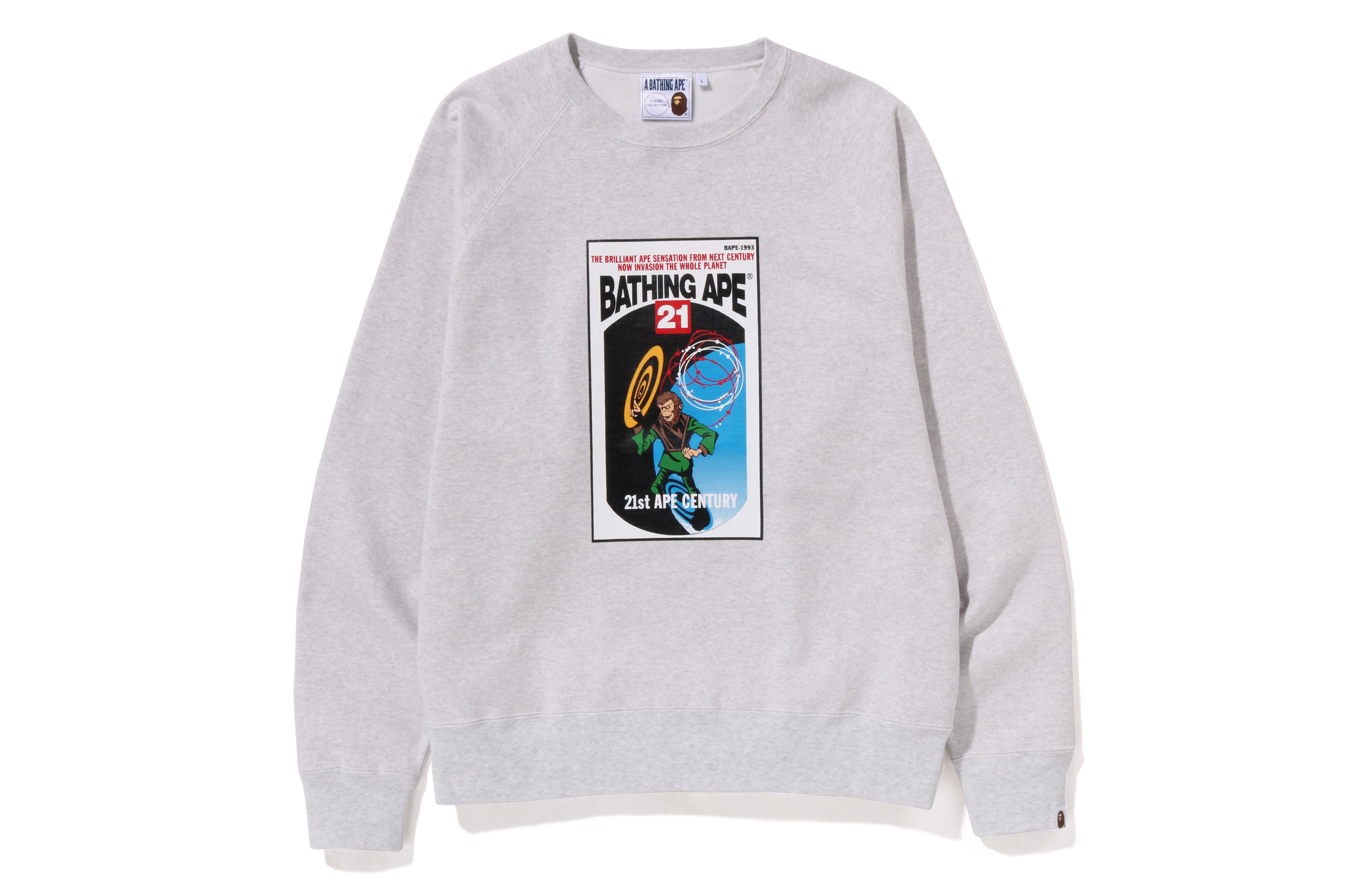 BATHING APE RELAXED FIT CREWNECK MENS