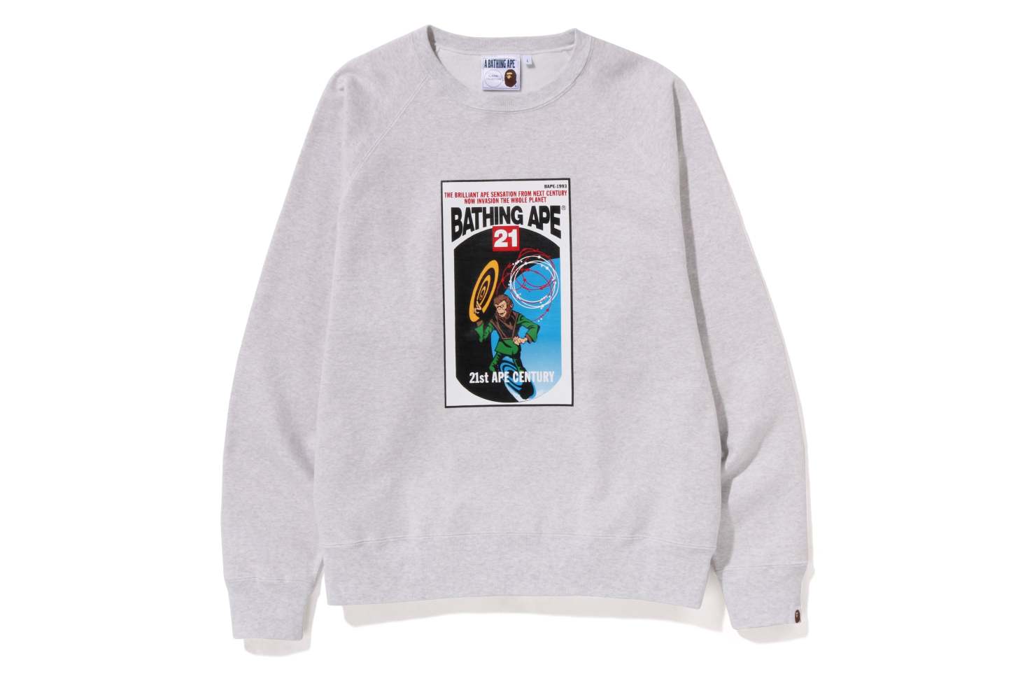 BATHING APE RELAXED FIT CREWNECK MENS