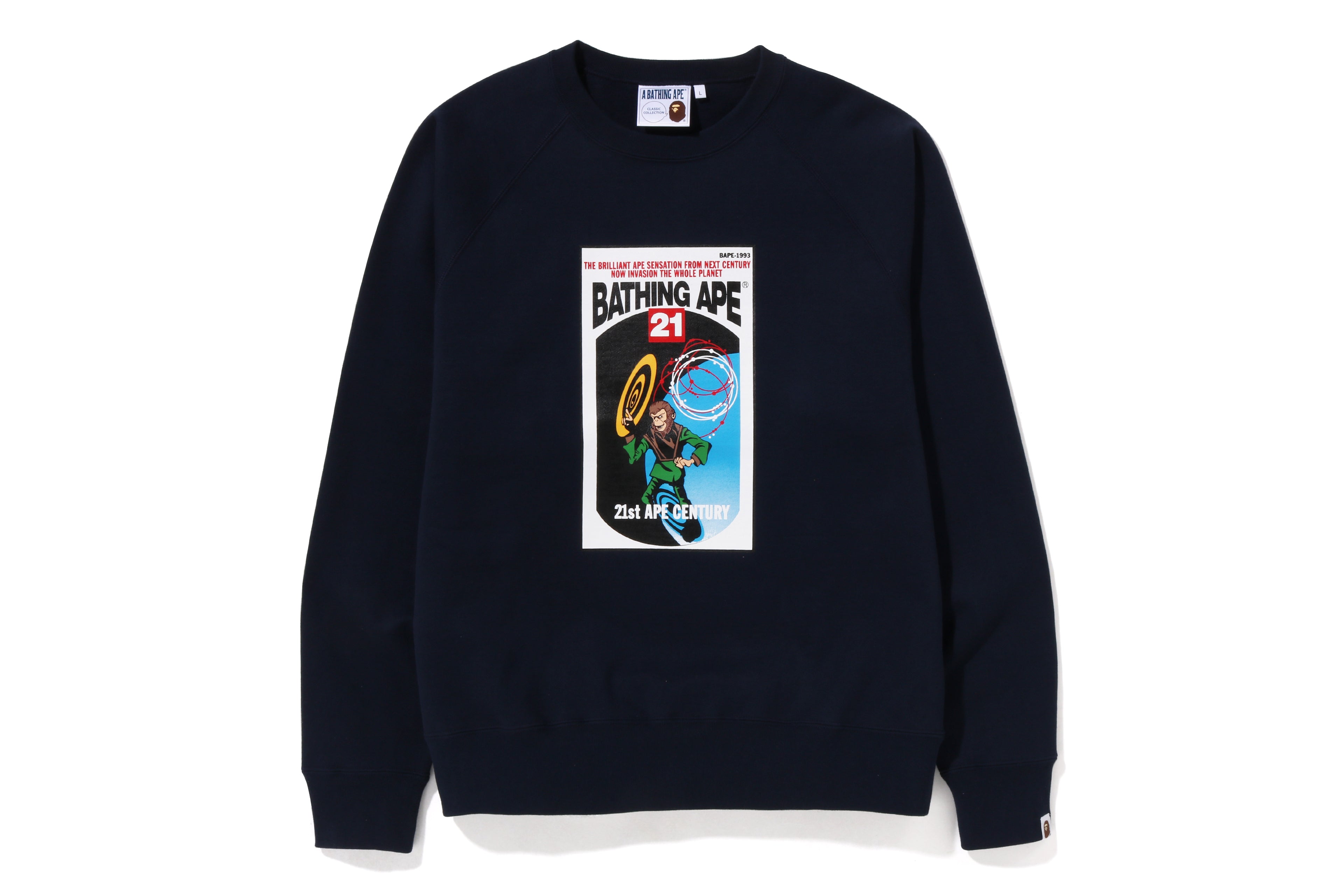 BATHING APE RELAXED FIT CREWNECK MENS