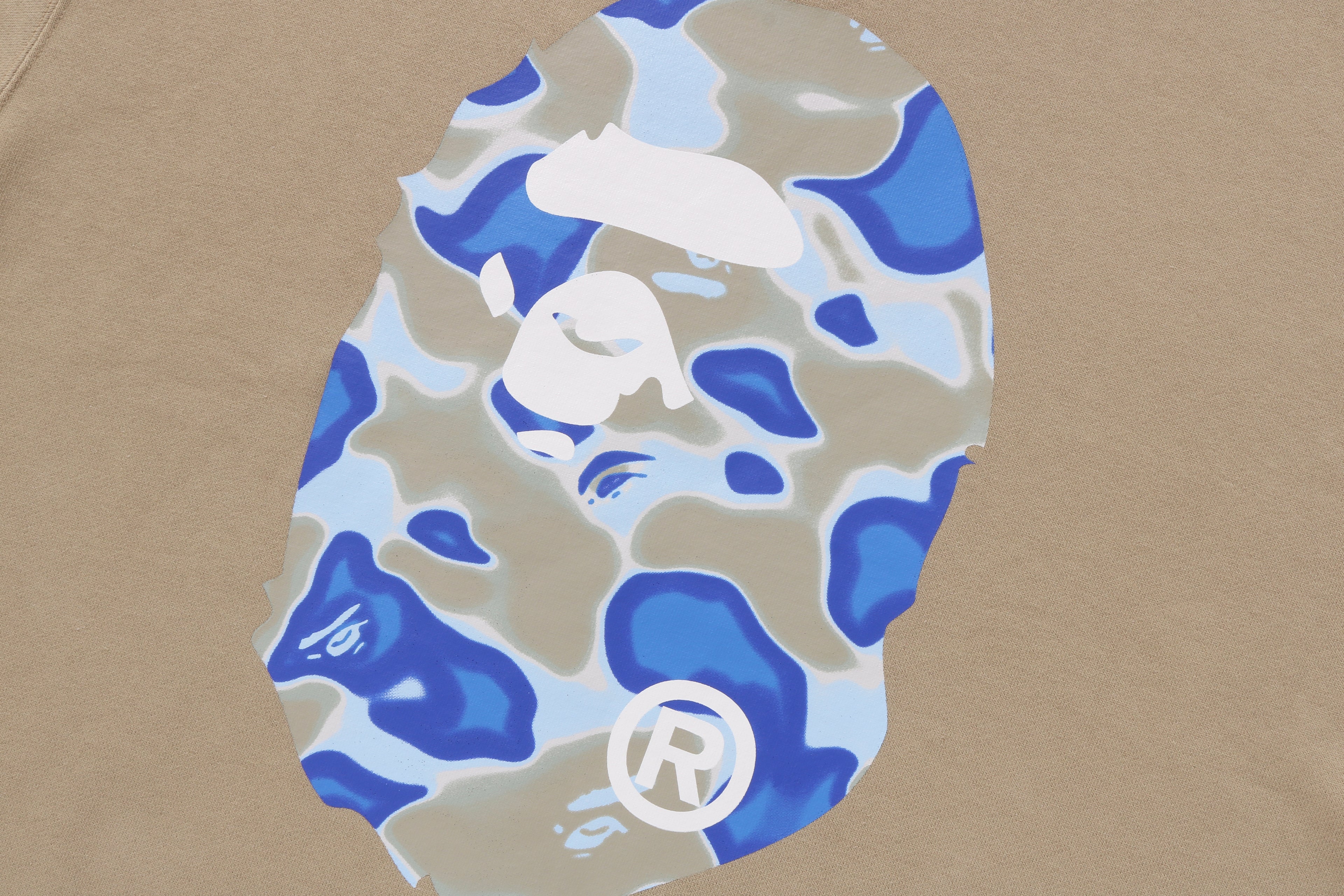 LIQUID CAMO エイプヘッド ルーズクルーネック スウェットシャツ