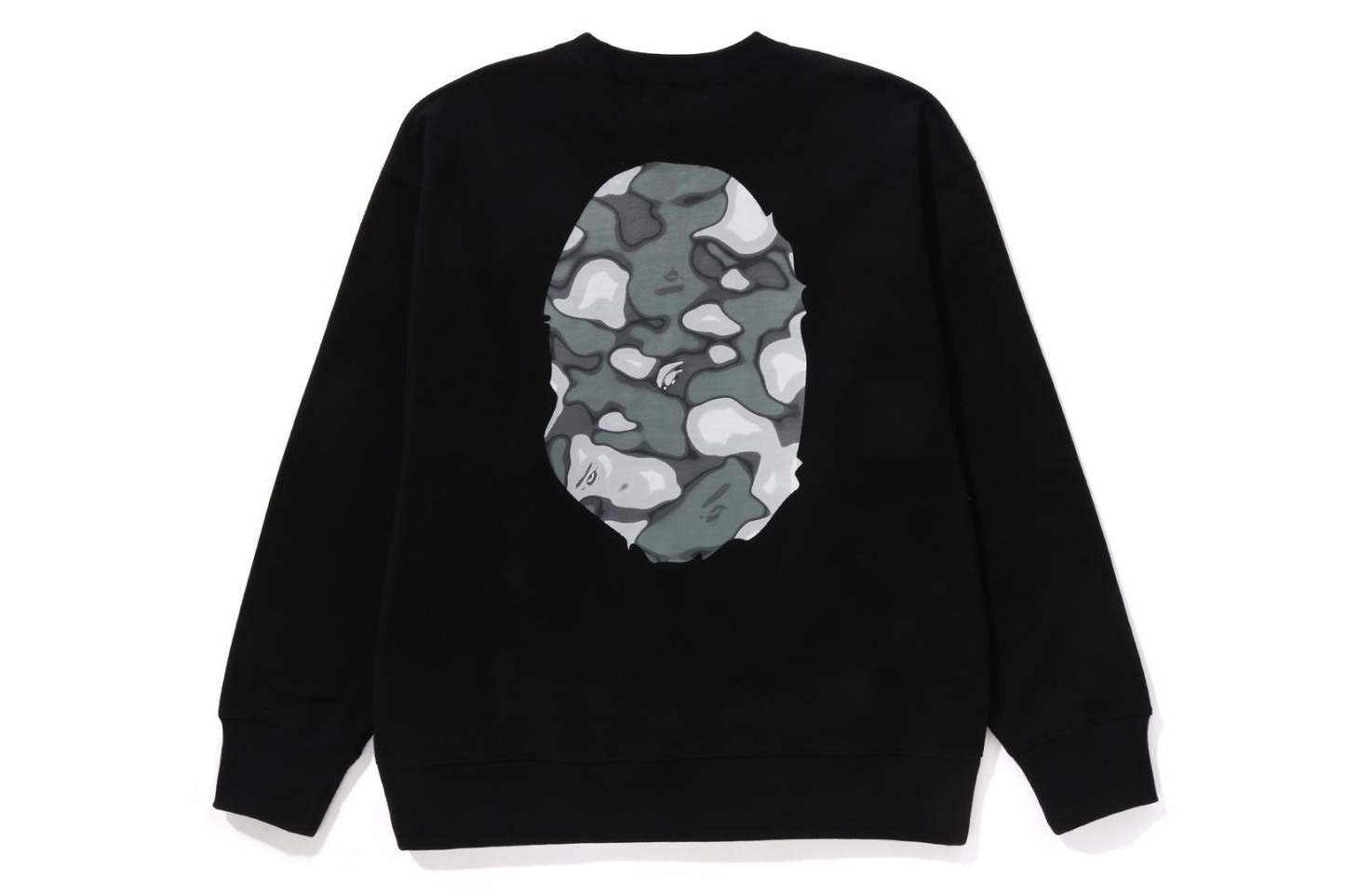 LIQUID CAMO エイプヘッド ルーズクルーネック スウェットシャツ