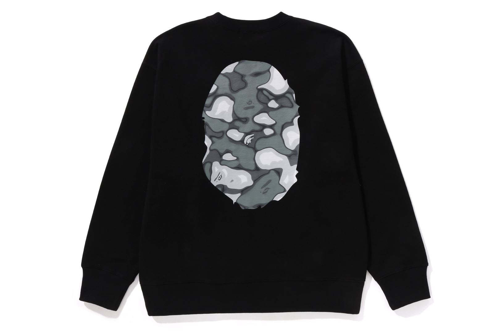 LIQUID CAMO エイプヘッド ルーズクルーネック スウェットシャツ