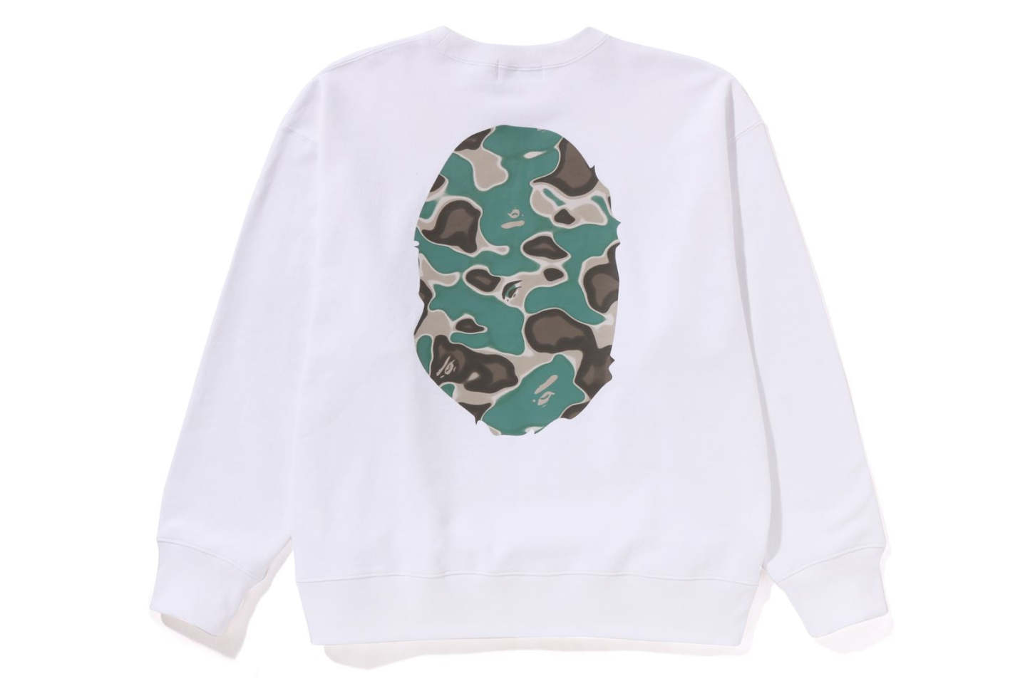 LIQUID CAMO エイプヘッド ルーズクルーネック スウェットシャツ