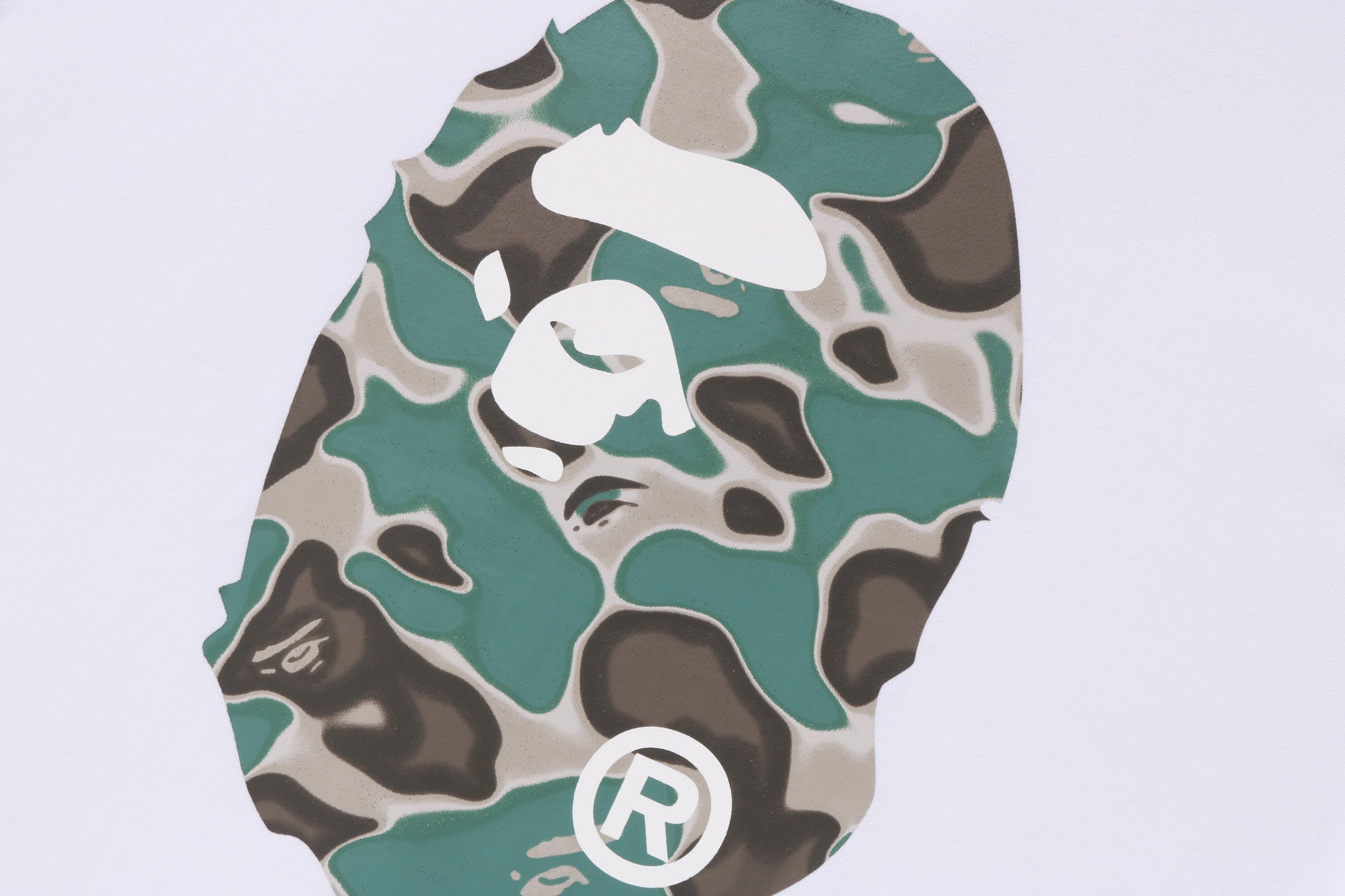 LIQUID CAMO エイプヘッド ルーズクルーネック スウェットシャツ
