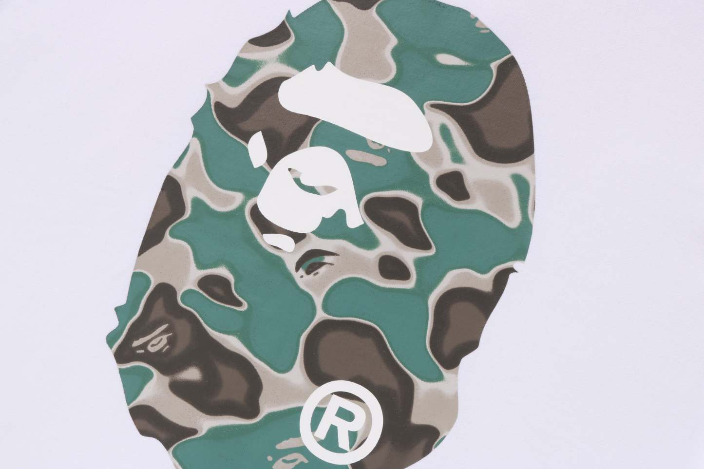 LIQUID CAMO エイプヘッド ルーズクルーネック スウェットシャツ