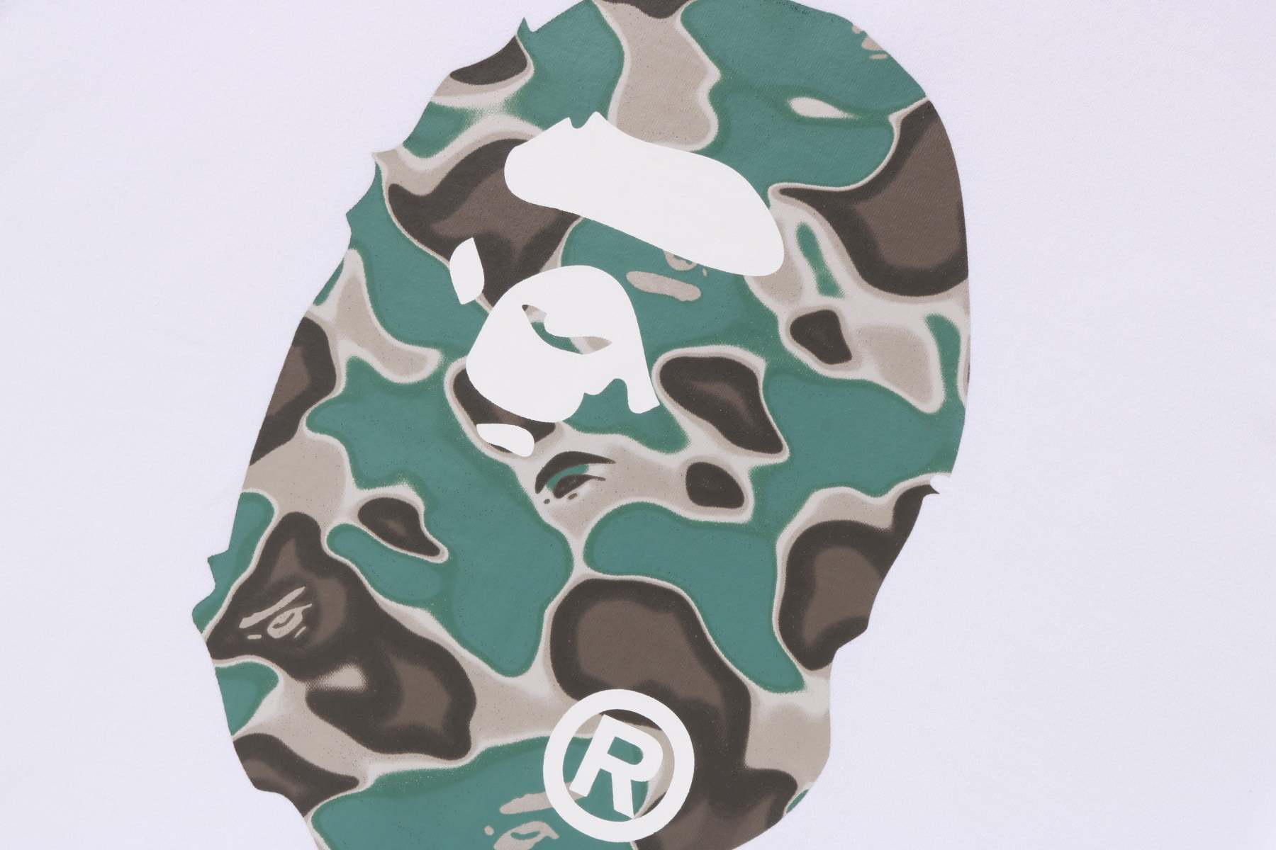LIQUID CAMO エイプヘッド ルーズクルーネック スウェットシャツ