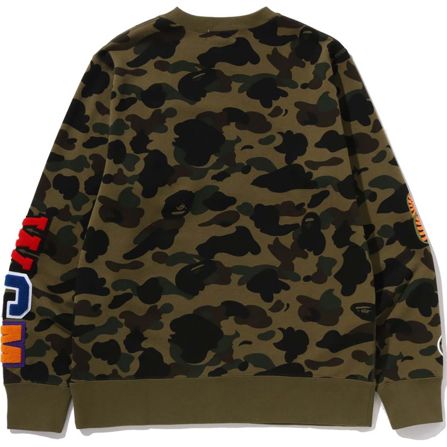 1ST CAMO SHARK CREWNECK SWEATSHIRT MENS