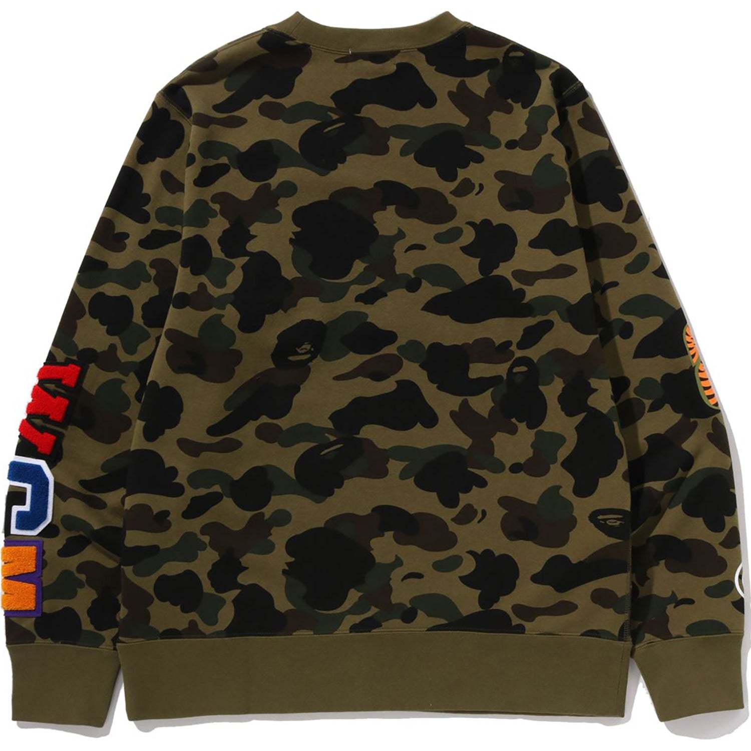 1ST CAMO SHARK CREWNECK SWEATSHIRT MENS