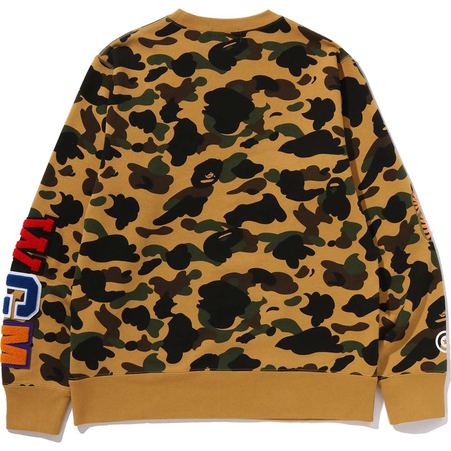1ST CAMO SHARK CREWNECK SWEATSHIRT MENS
