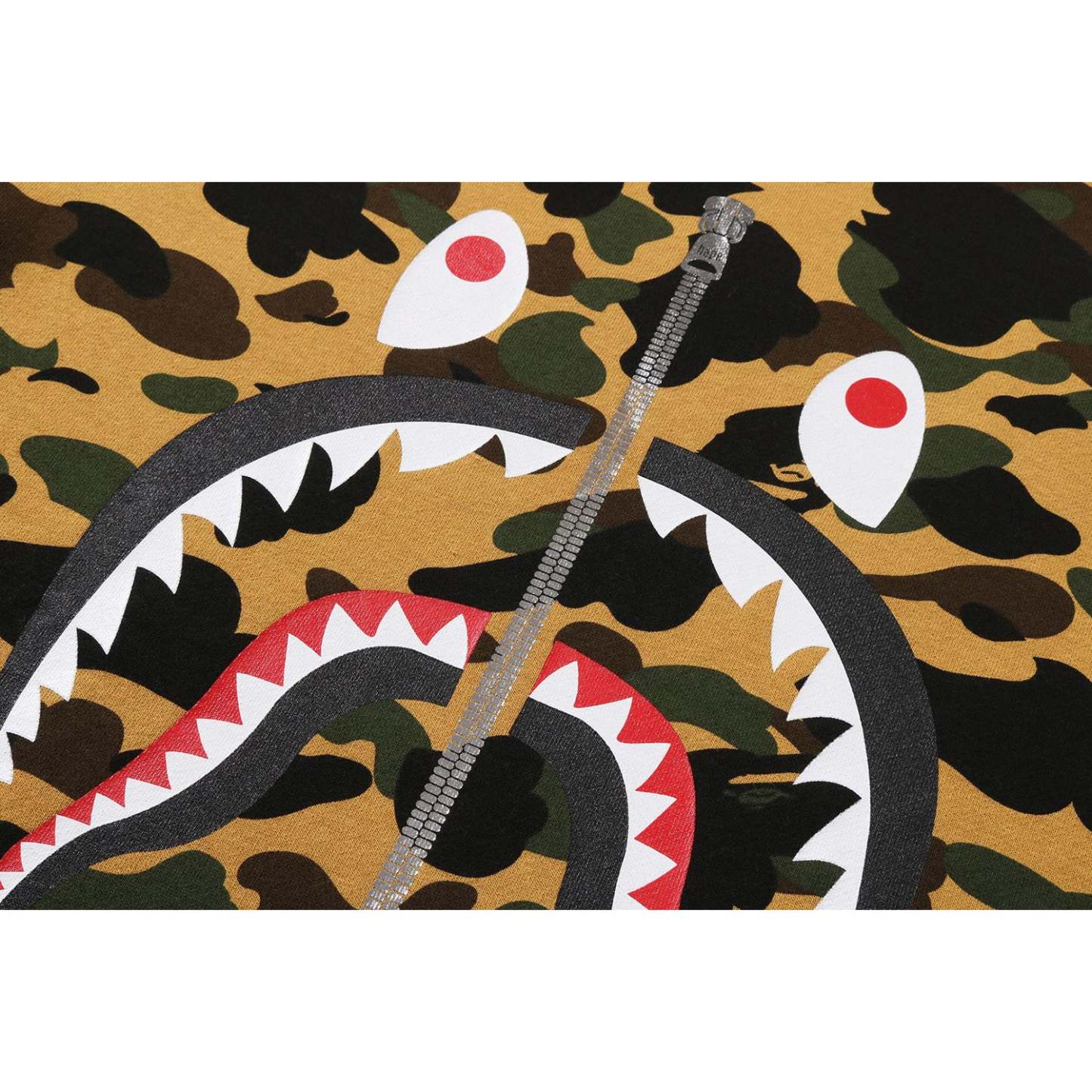 1ST CAMO SHARK CREWNECK SWEATSHIRT MENS