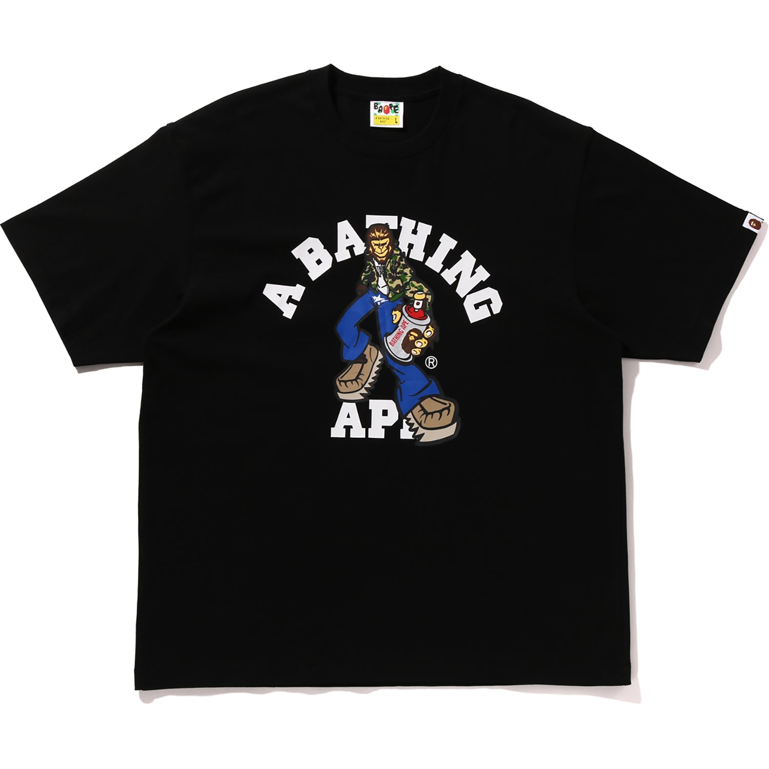 GRAFFITI CHARACTER COLLEGE RELAXED FIT TEE MENS