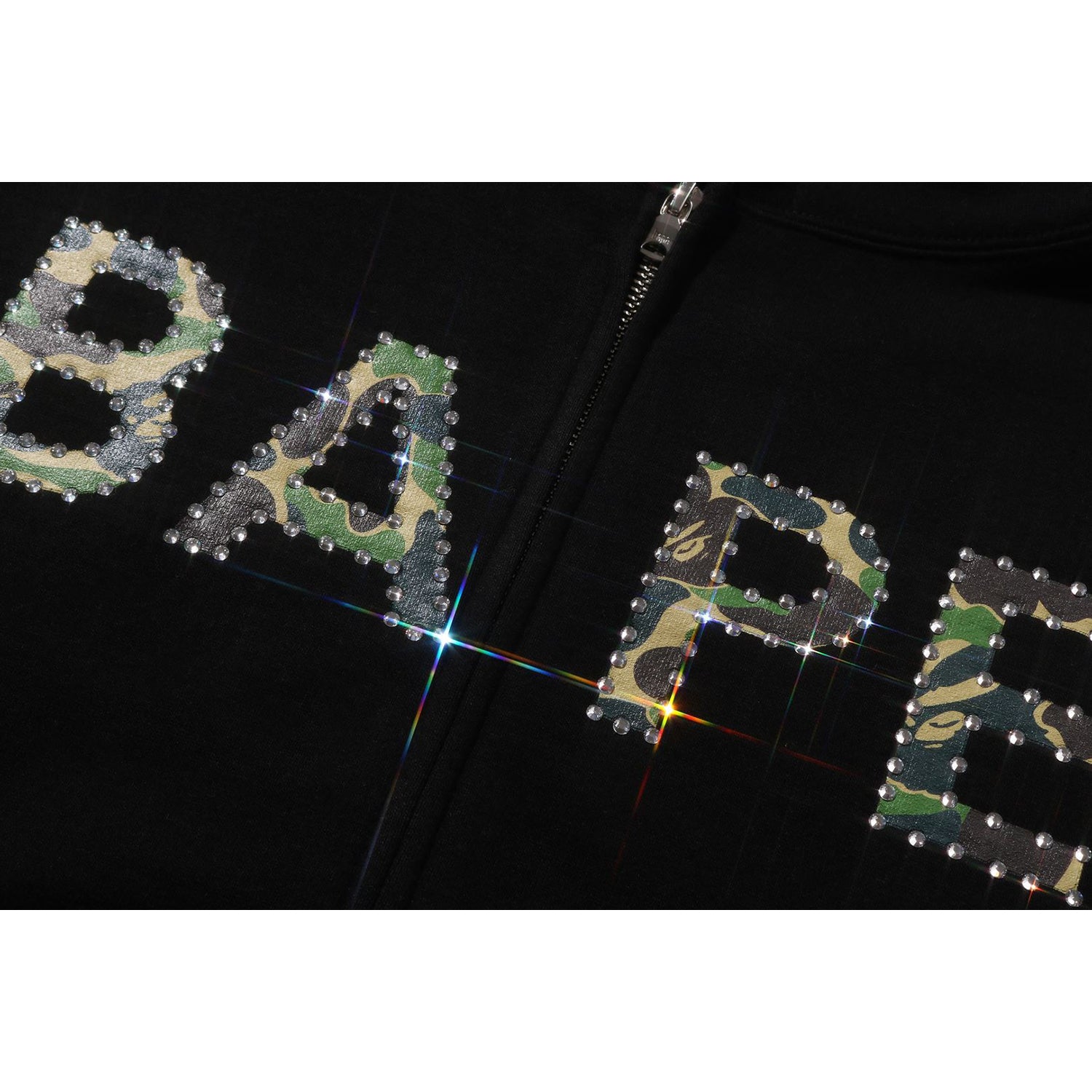 ABC CAMO クリスタルロゴ ワイドジップパーカー [ユニセックス]