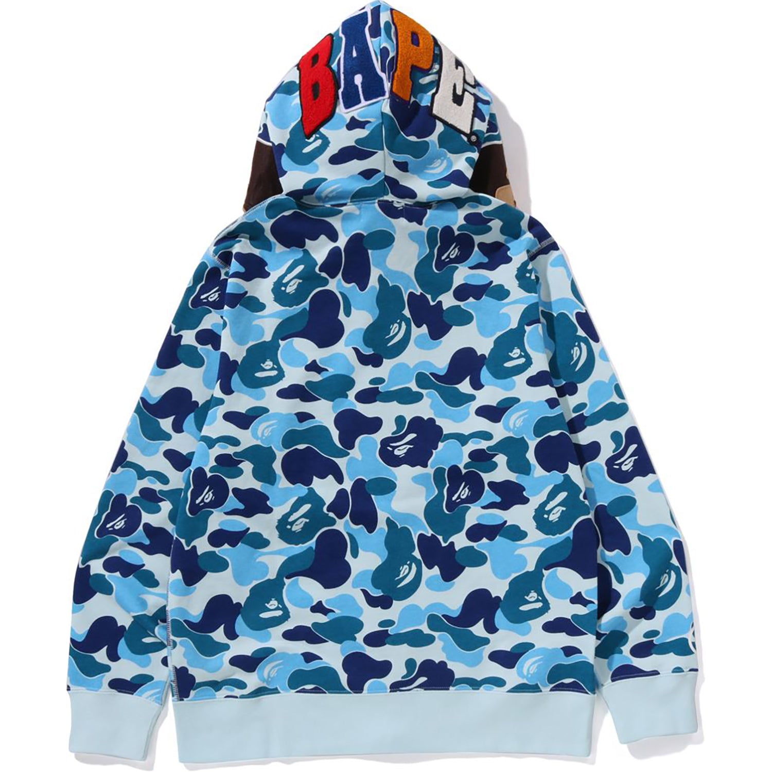 ABC CAMO 2ND APE FULL ZIP HOODIE MENS