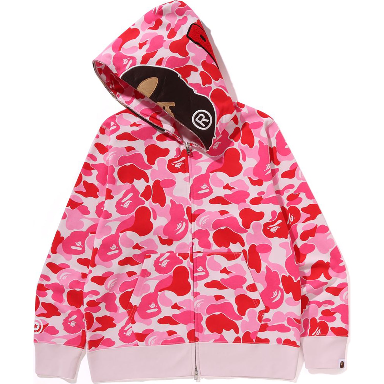 ABC CAMO 2ND APE FULL ZIP HOODIE MENS