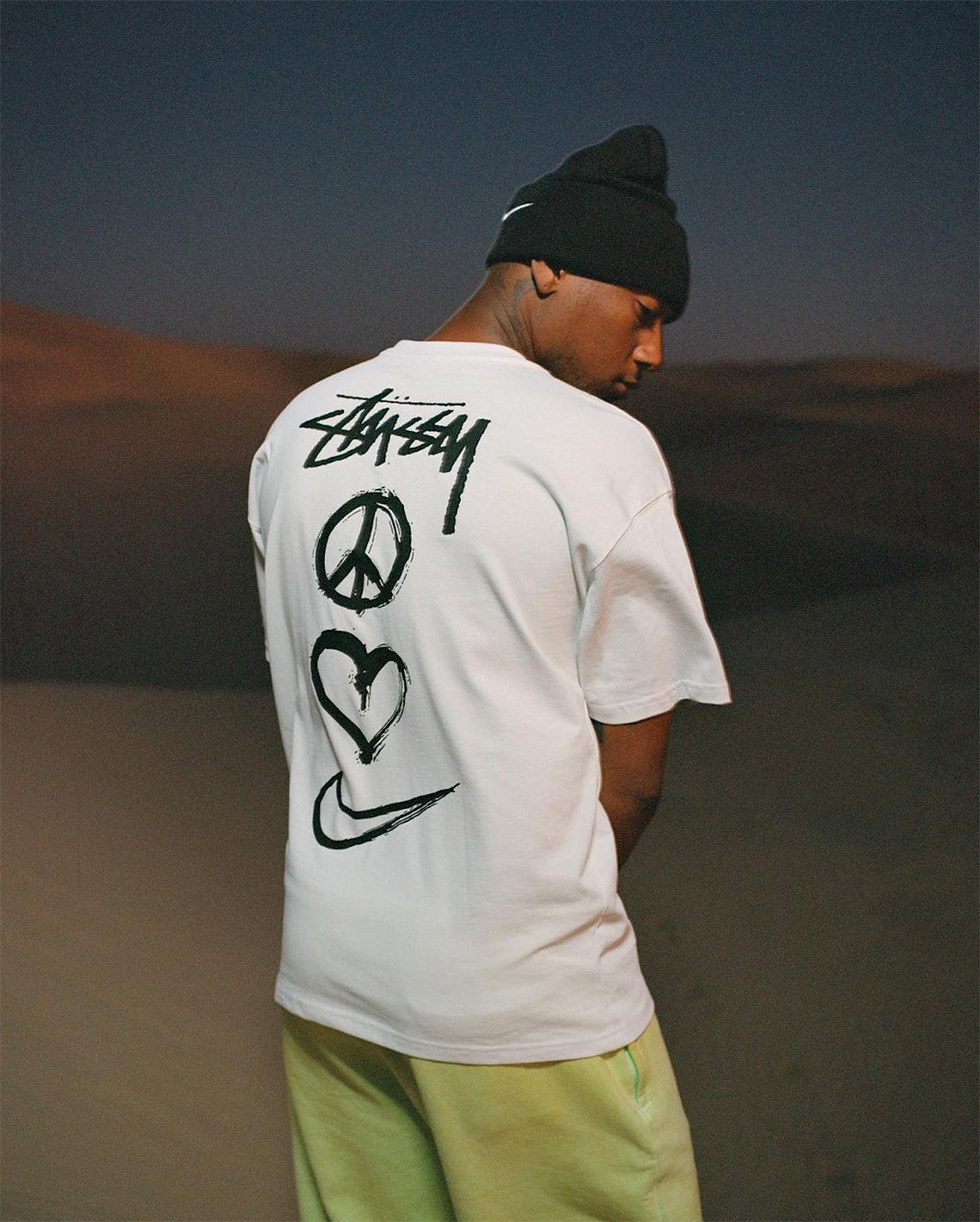 Nike x Stussy Peace Love Swoosh T-Shirt White – Kicksxoff