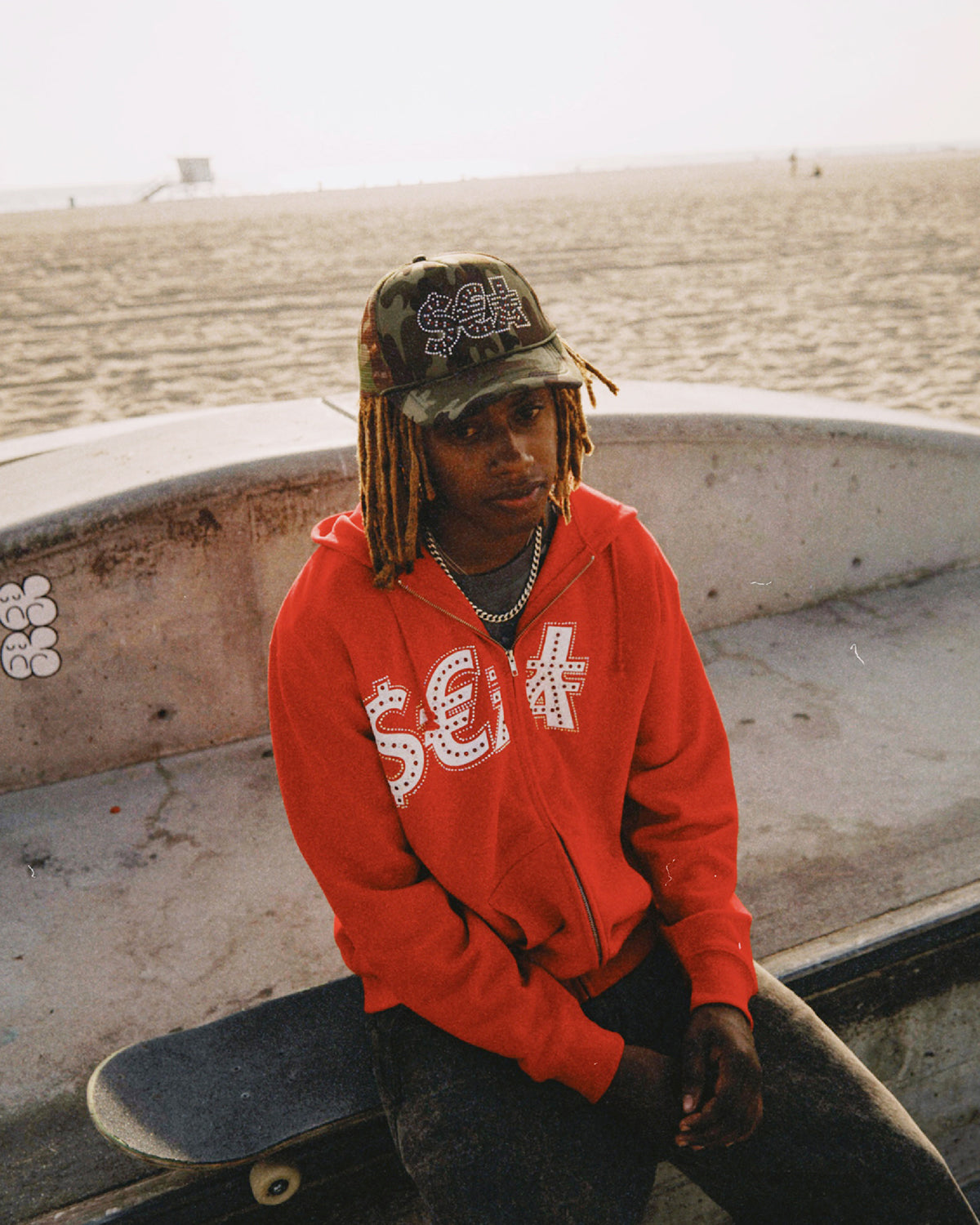 MONEY SEA ZIP UP SWEATSHIRT