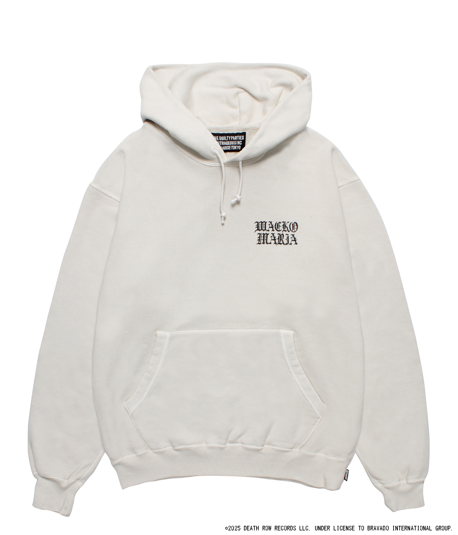 DEATH ROW RECORDS / GARMENT DYED HOODED GRAY
