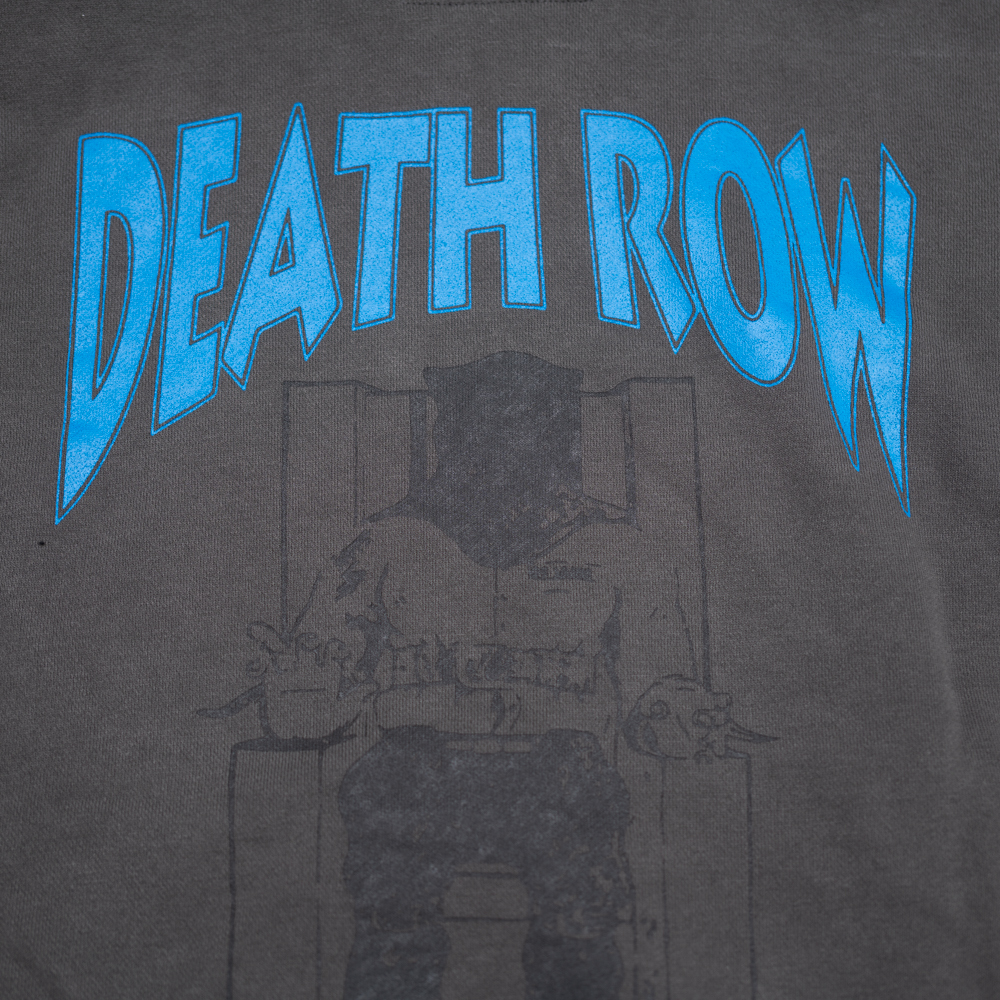 DEATH ROW RECORDS / GARMENT SWEAT SHIRT GRAY