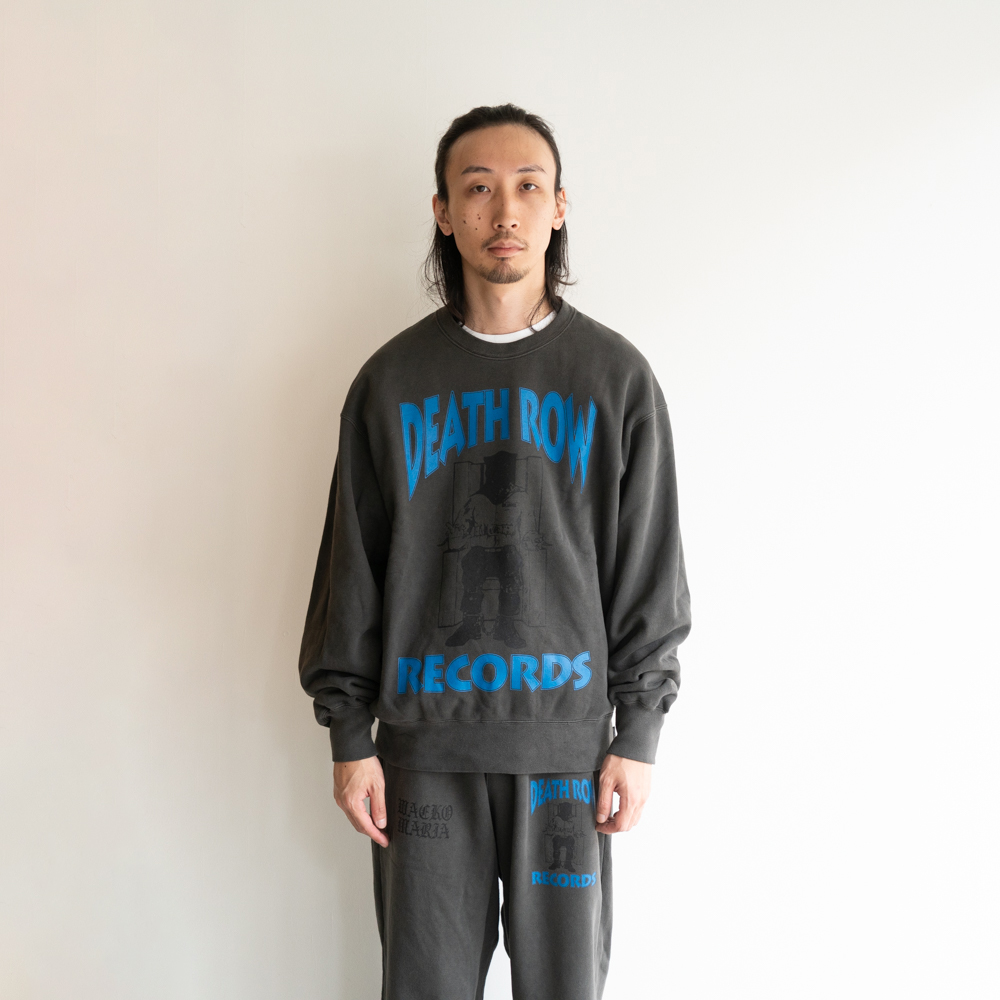 DEATH ROW RECORDS / GARMENT SWEAT SHIRT GRAY