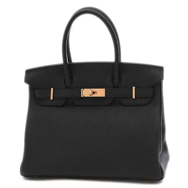 【HERMES】エルメス バーキン30　トゴ　ブラック【中古·未使用】【バッグ】