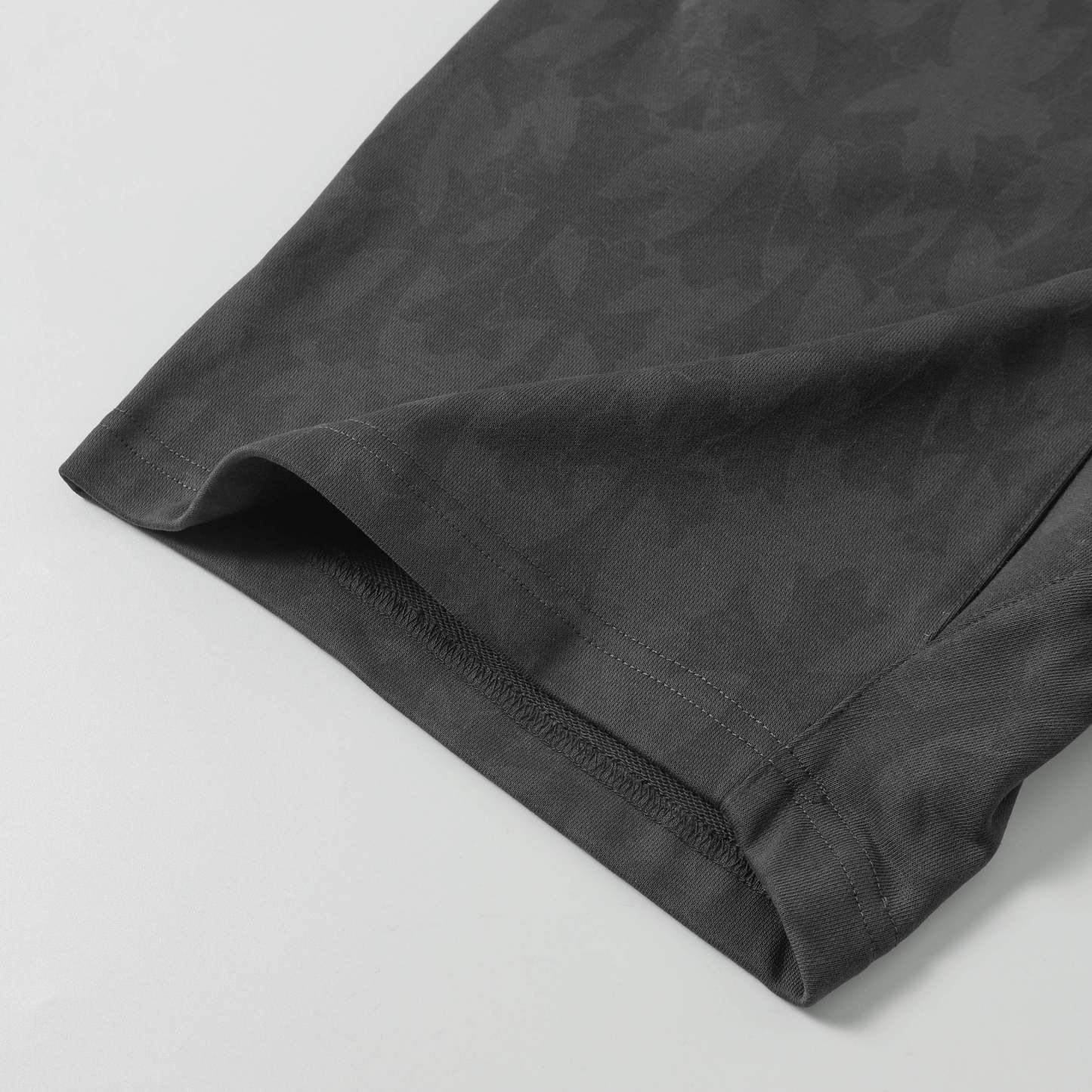 Chrome Hearts Black Tonal Monogram Horseshoe Logo Shorts