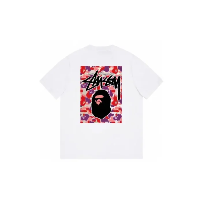 【期間限定割引価格】Stussy & Amp; A BATHING APE TEE