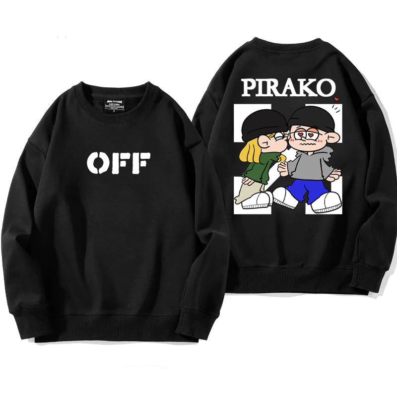 『かわいい』大人気トレンド『カップル』ゆったりトレーナー