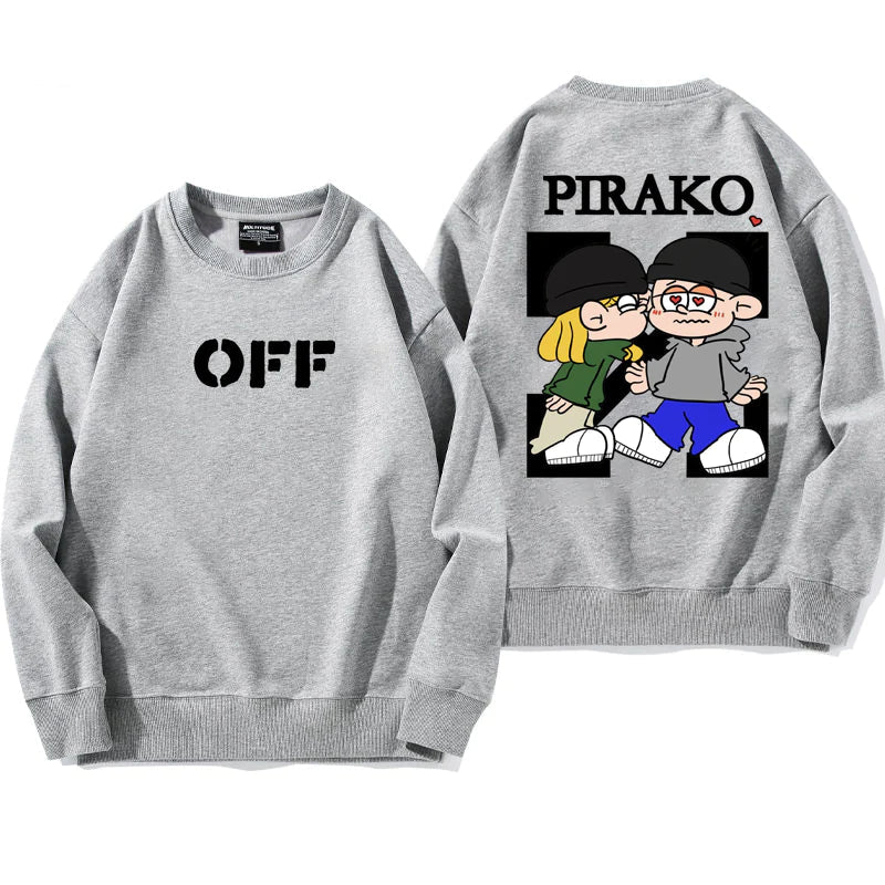 『かわいい』大人気トレンド『カップル』ゆったりトレーナー