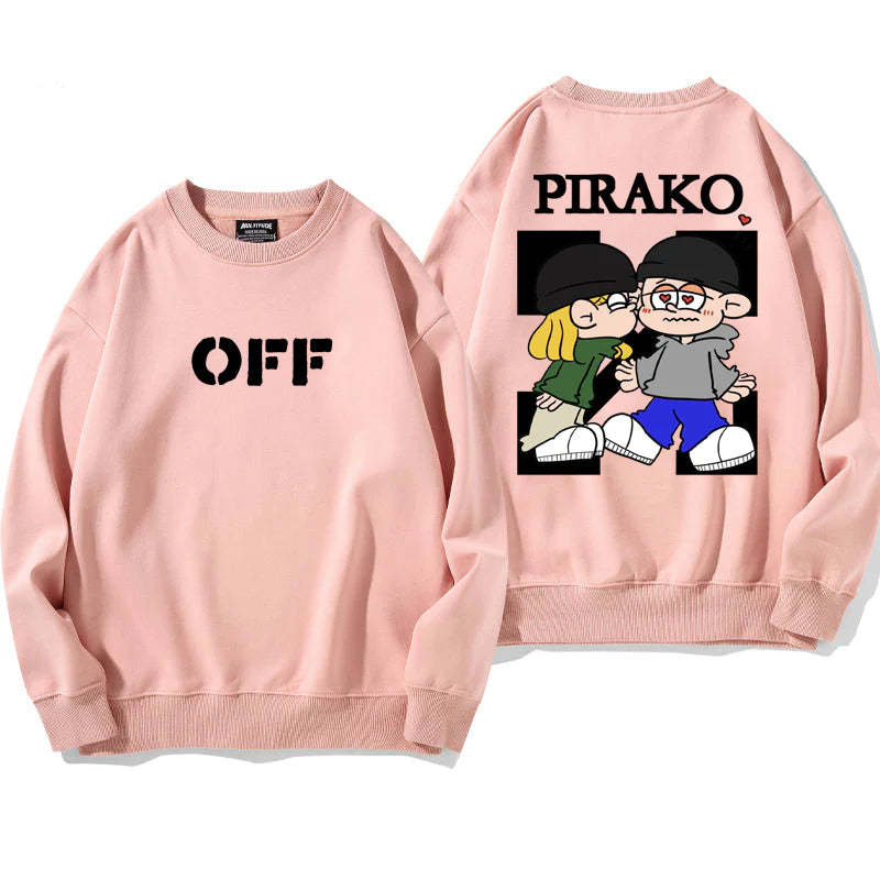 『かわいい』大人気トレンド『カップル』ゆったりトレーナー