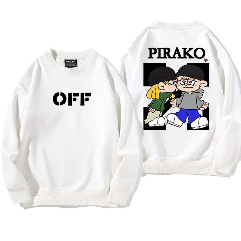 『かわいい』大人気トレンド『カップル』ゆったりトレーナー