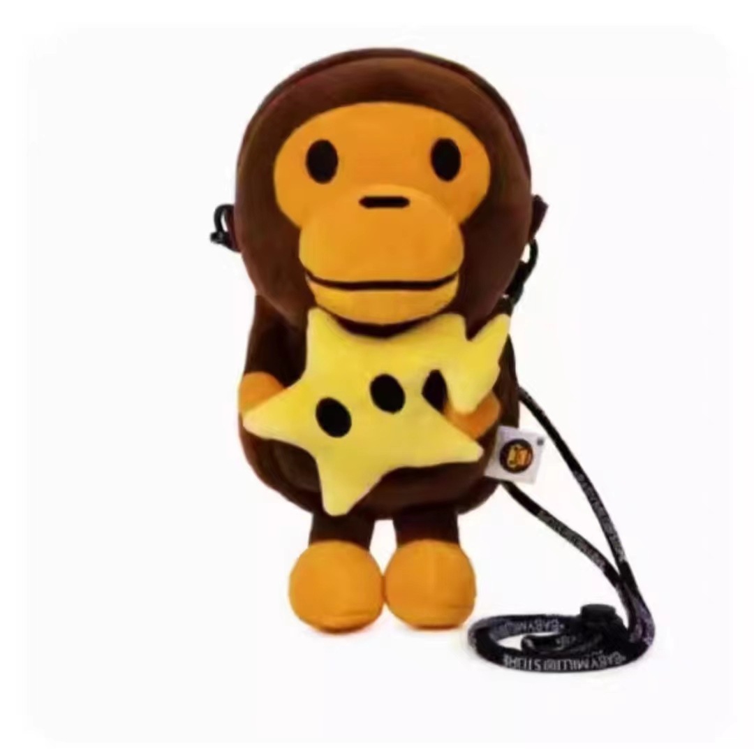 2025 A Bathing Ape BABY MILO PLUSH MOBILE BAG hamburger ~ BAPE BABY MILO STORE