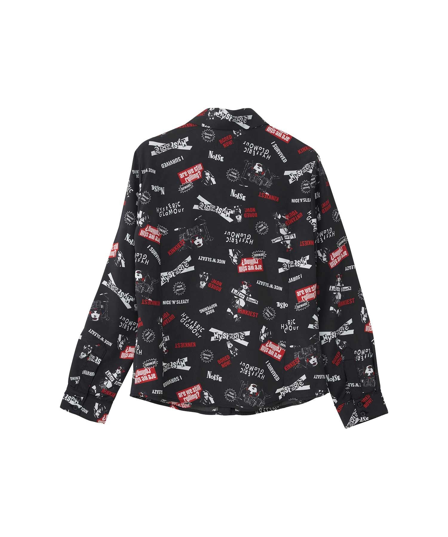 ROCK HAPPENING柄 コンパクトシャツ