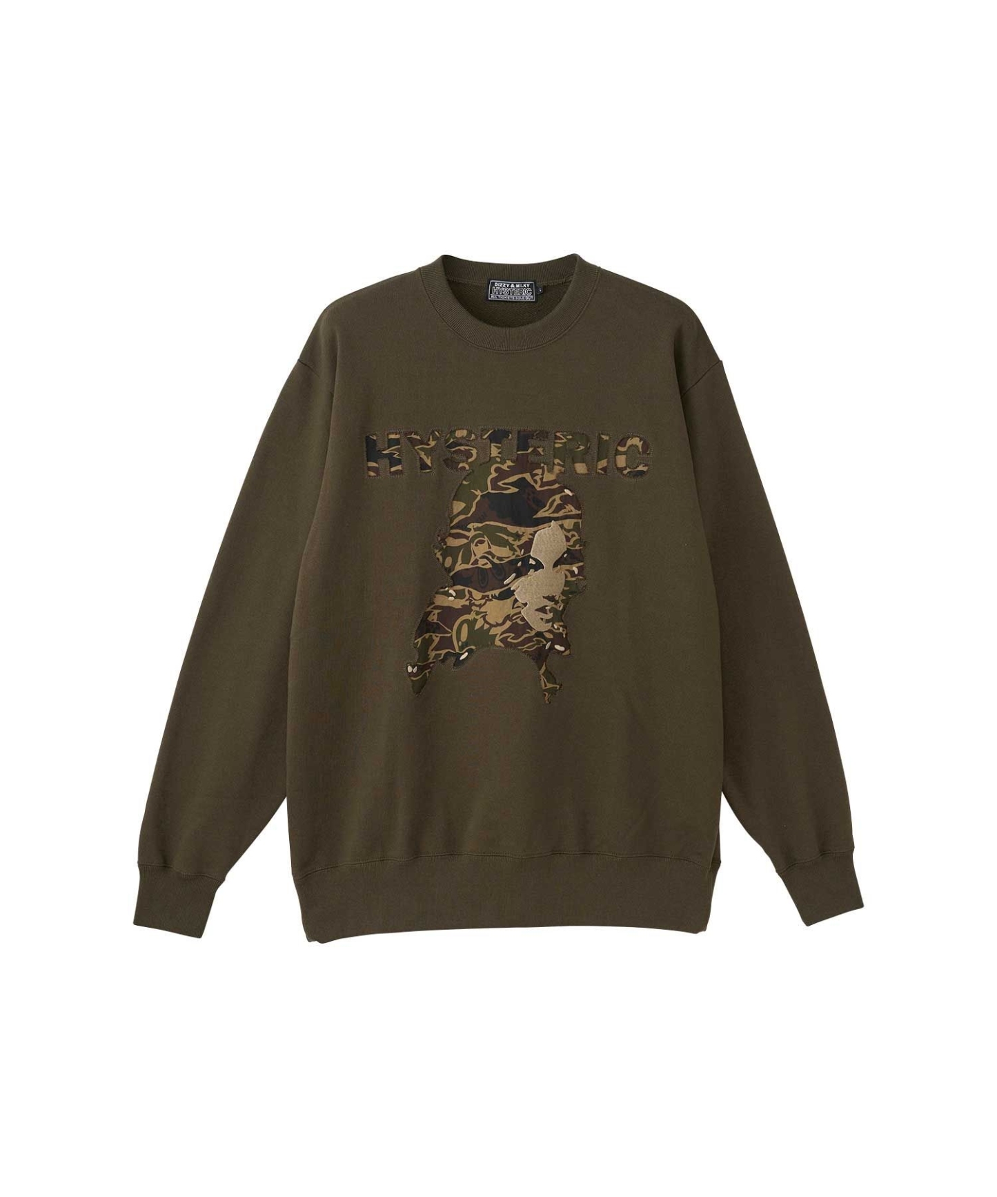 WOMAN HEADバックアップリケ スウェット