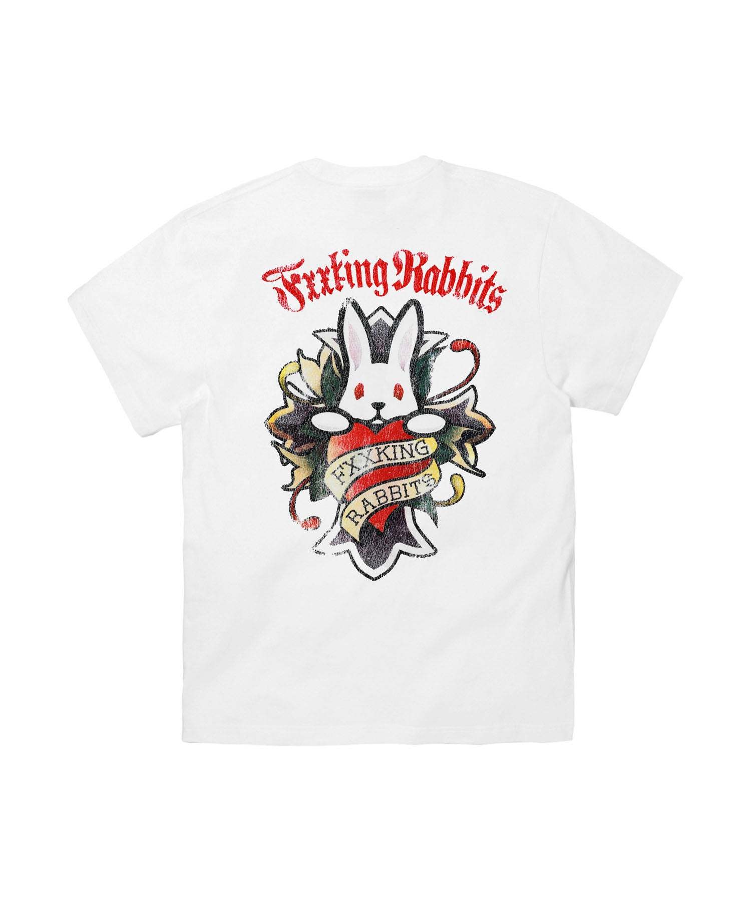 Cross Rabbits Tattoos Garment Dye T-shirt