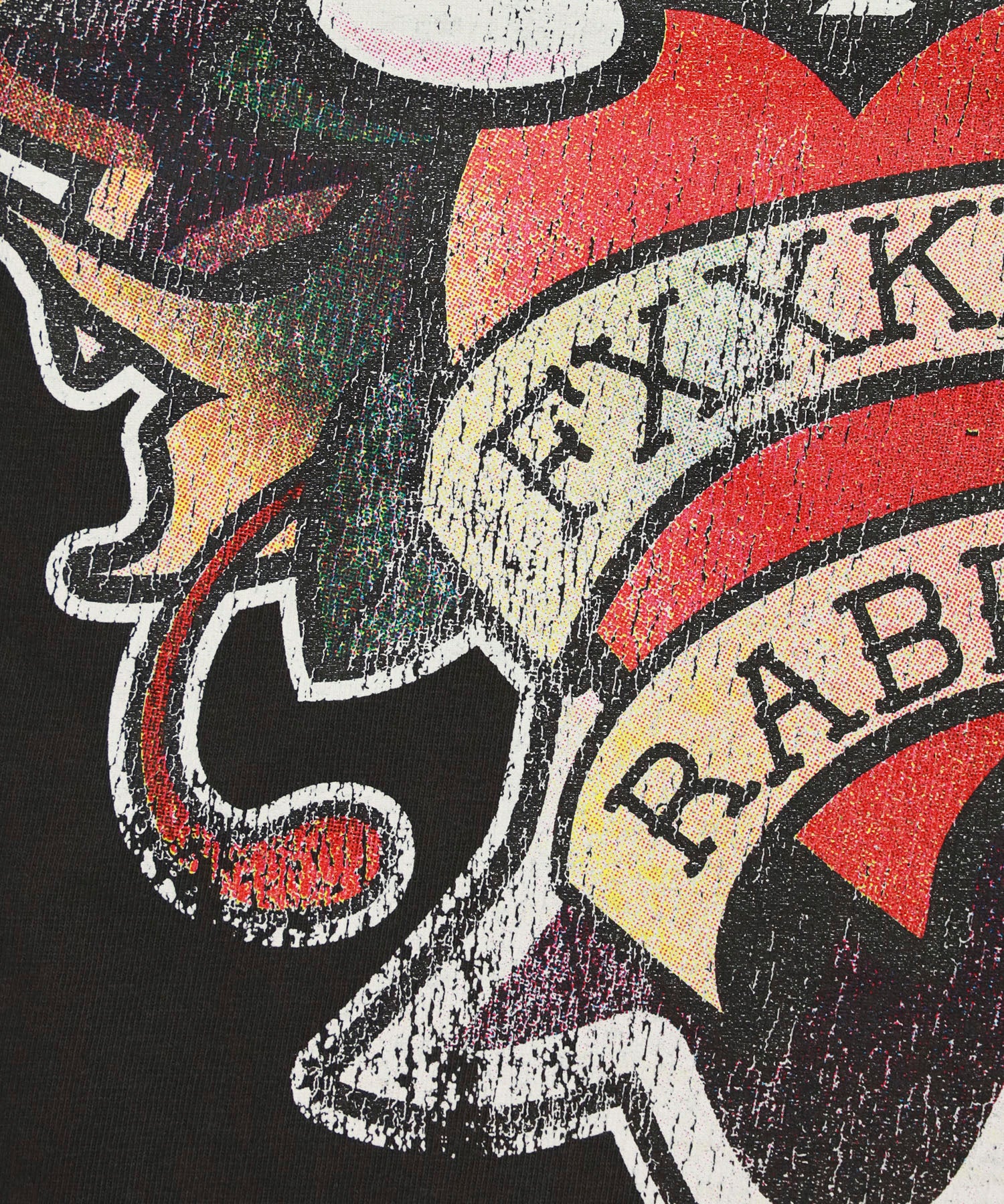 Cross Rabbits Tattoos Garment Dye T-shirt