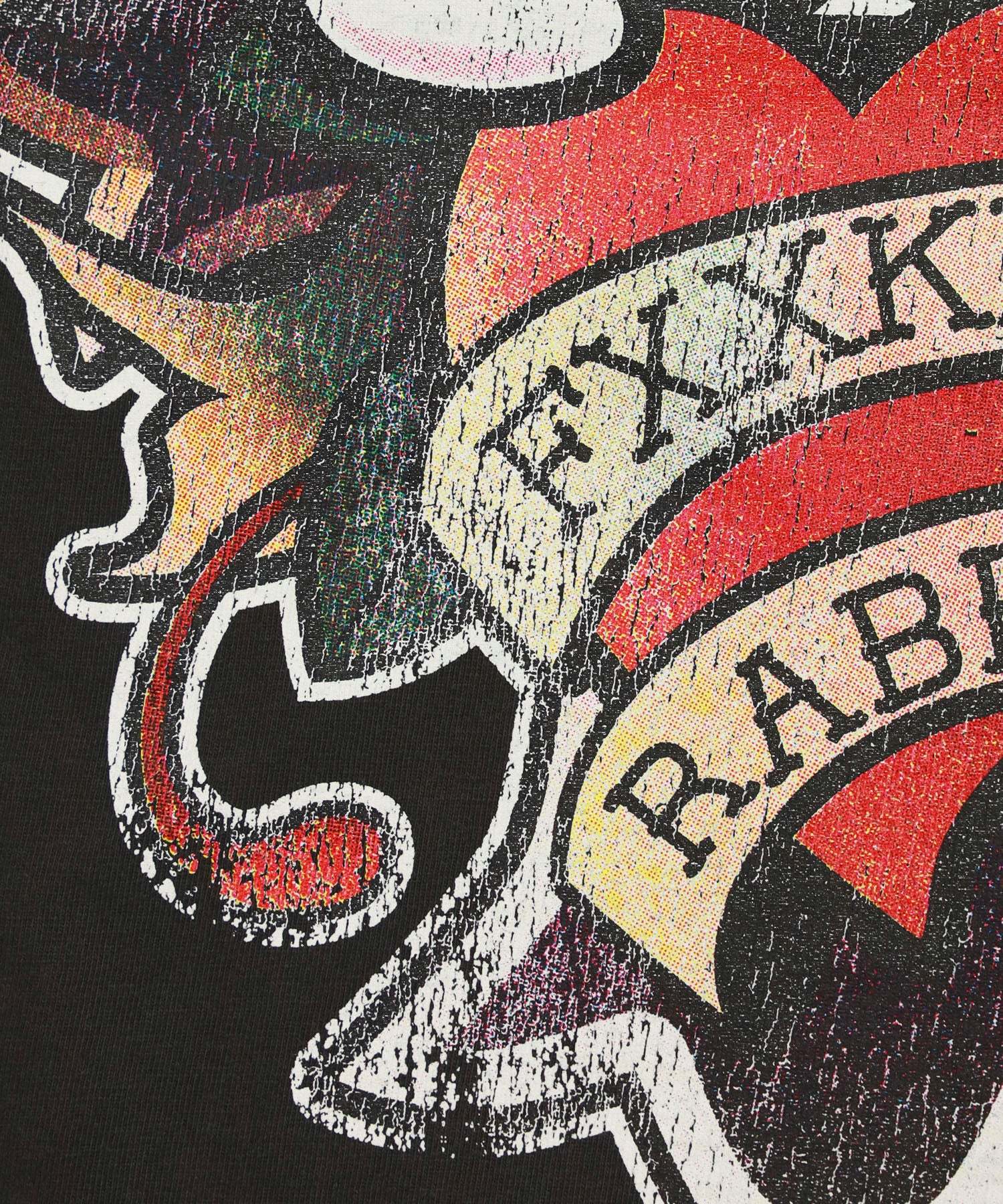 Cross Rabbits Tattoos Garment Dye T-shirt