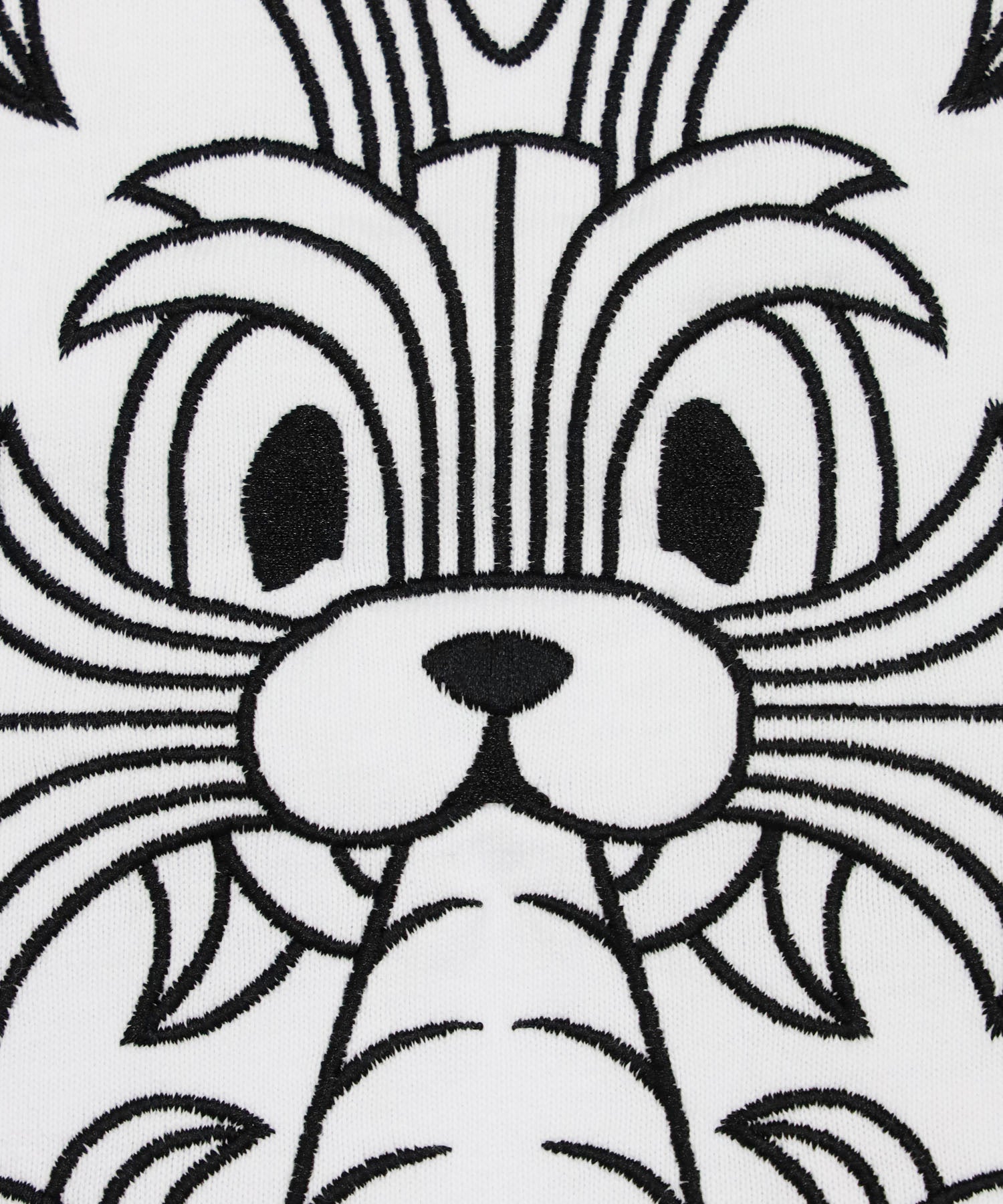 Embroidery Carrot Rabbit T-shirt