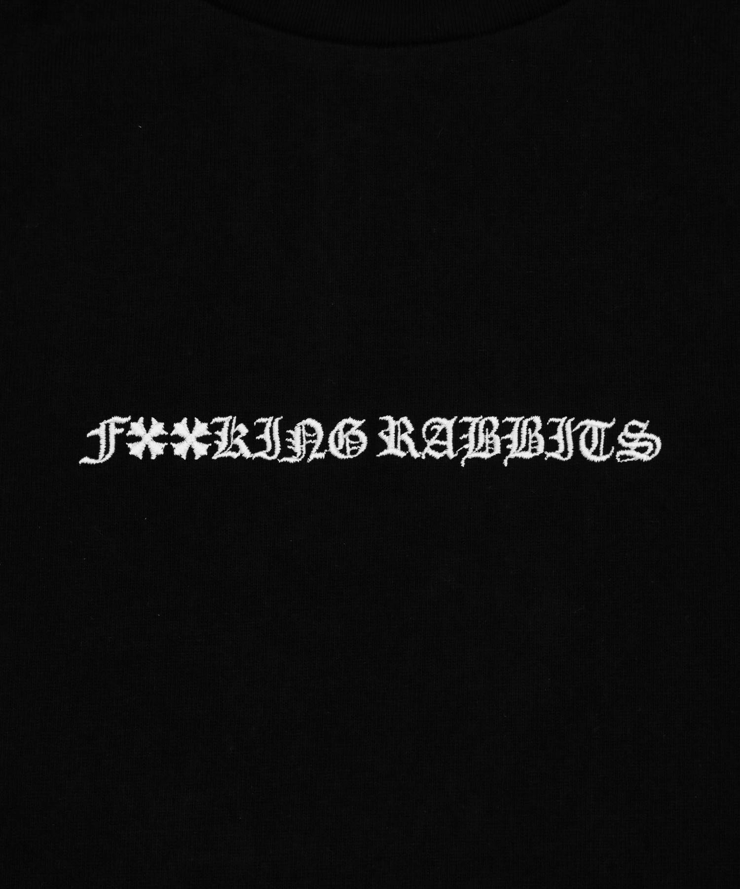 Embroidery Carrot Rabbit T-shirt