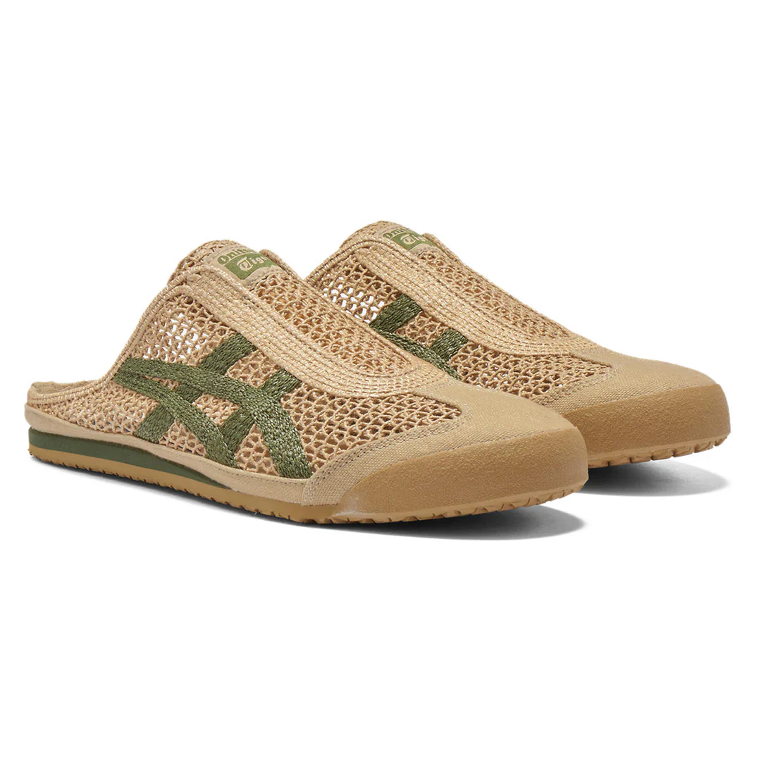 OnitsukaTiger Fashion MEXICO 66 SABOT Beige/Green