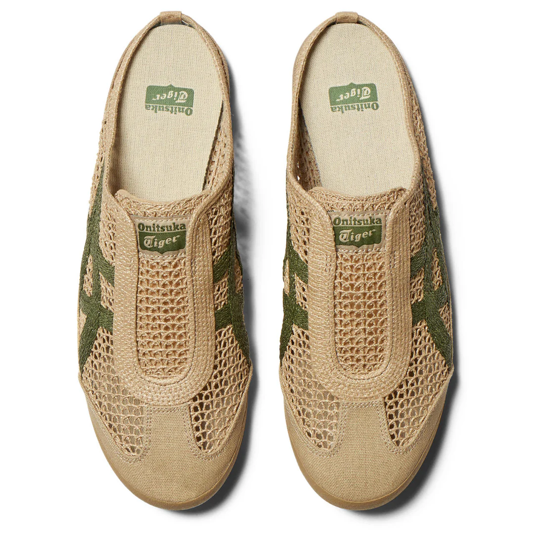OnitsukaTiger Fashion MEXICO 66 SABOT Beige/Green