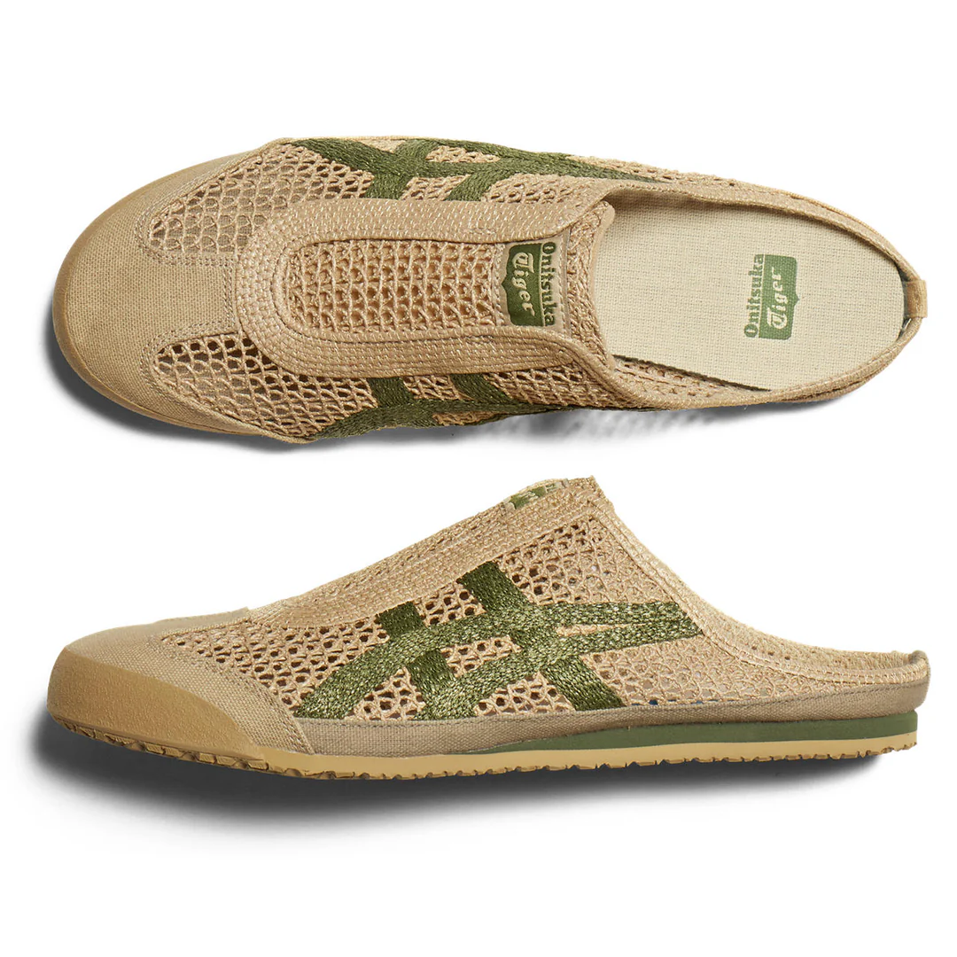 OnitsukaTiger Fashion MEXICO 66 SABOT Beige/Green