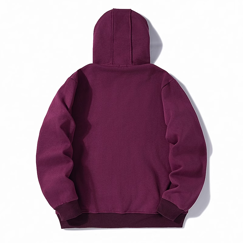 Diagonal Raised Fleece Goggle Sweatshirt カラー: Claret