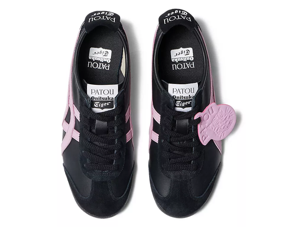 1183C380-001 PATOU オニツカタイガー メキシコ 66 ブラックピンク（ユニセックス）