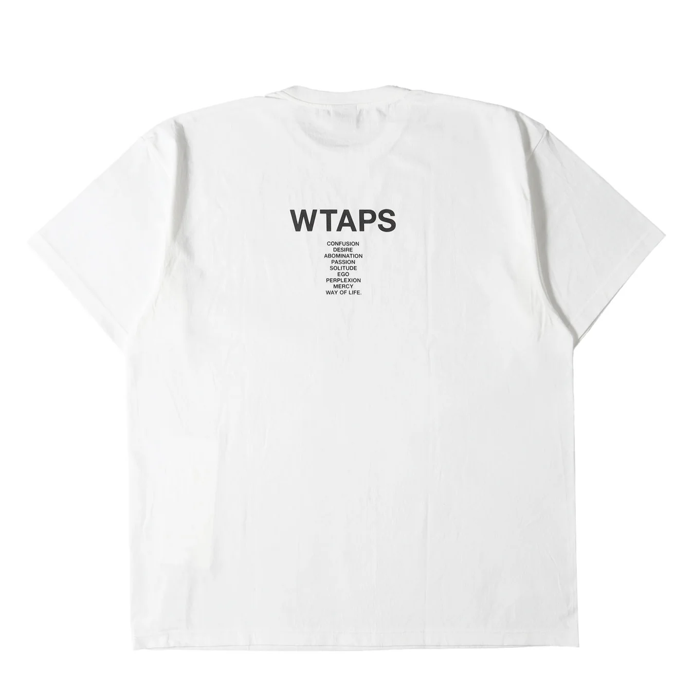 WTAPS letter printing hidden English LOGO short-sleeved OOTD casual three-color T-shirt 25SS