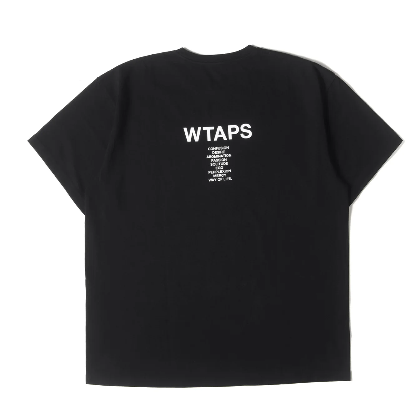 WTAPS letter printing hidden English LOGO short-sleeved OOTD casual three-color T-shirt 25SS