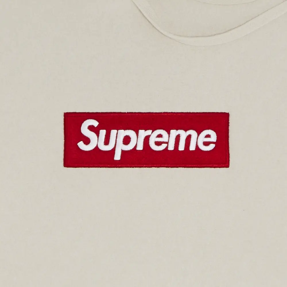 Supreme Box Logo Hooded Sweatshirt 'Stone'